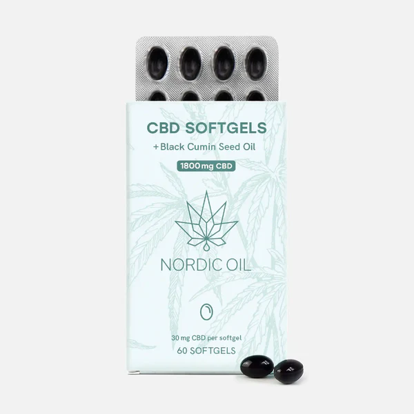 Nordicoil CBD Kapsler (1800mg)