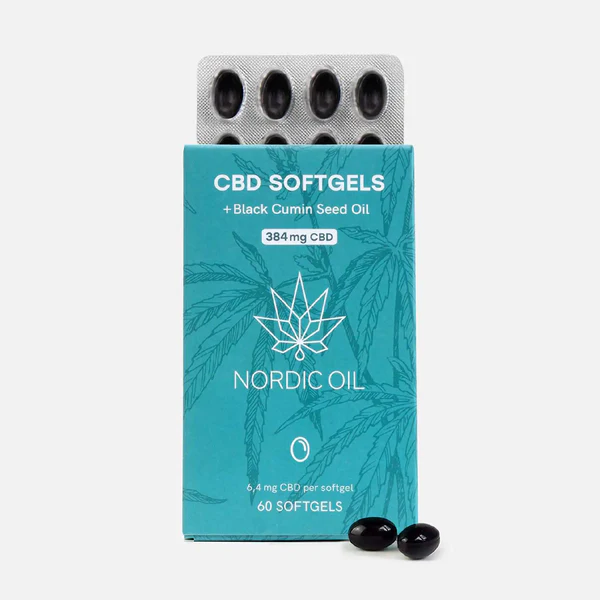 Nordicoil CBD Kapsler (384mg)