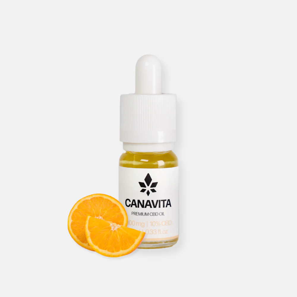 Canavita Fuldspektrum CBD olie 10% appelsin