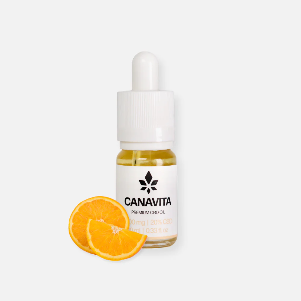 Canavita Fuldspektrum Premium CBD olie 20% Appelsin