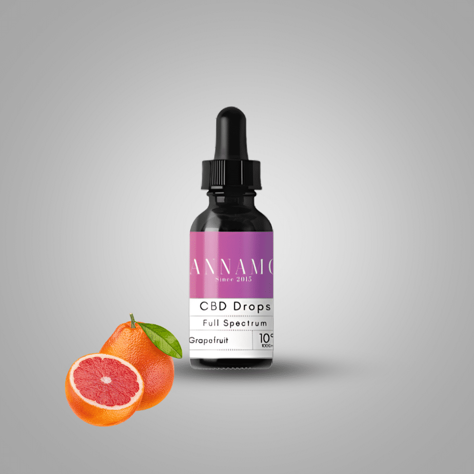 Cannamor CBD Olie 10% – MCT & Grapefruit