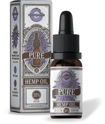 Raw Organics CBD olie (35% / 3500mg CBD / 0.00% THC)